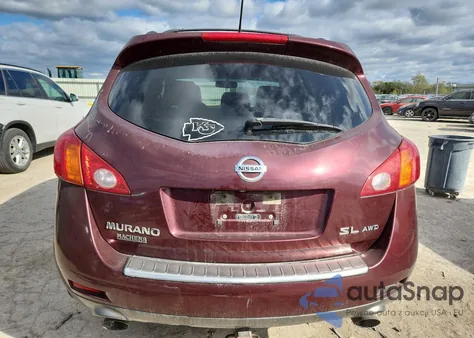 2009 Nissan Murano S z USA, uszkodzony, nr VIN JN8AZ18W79W206908